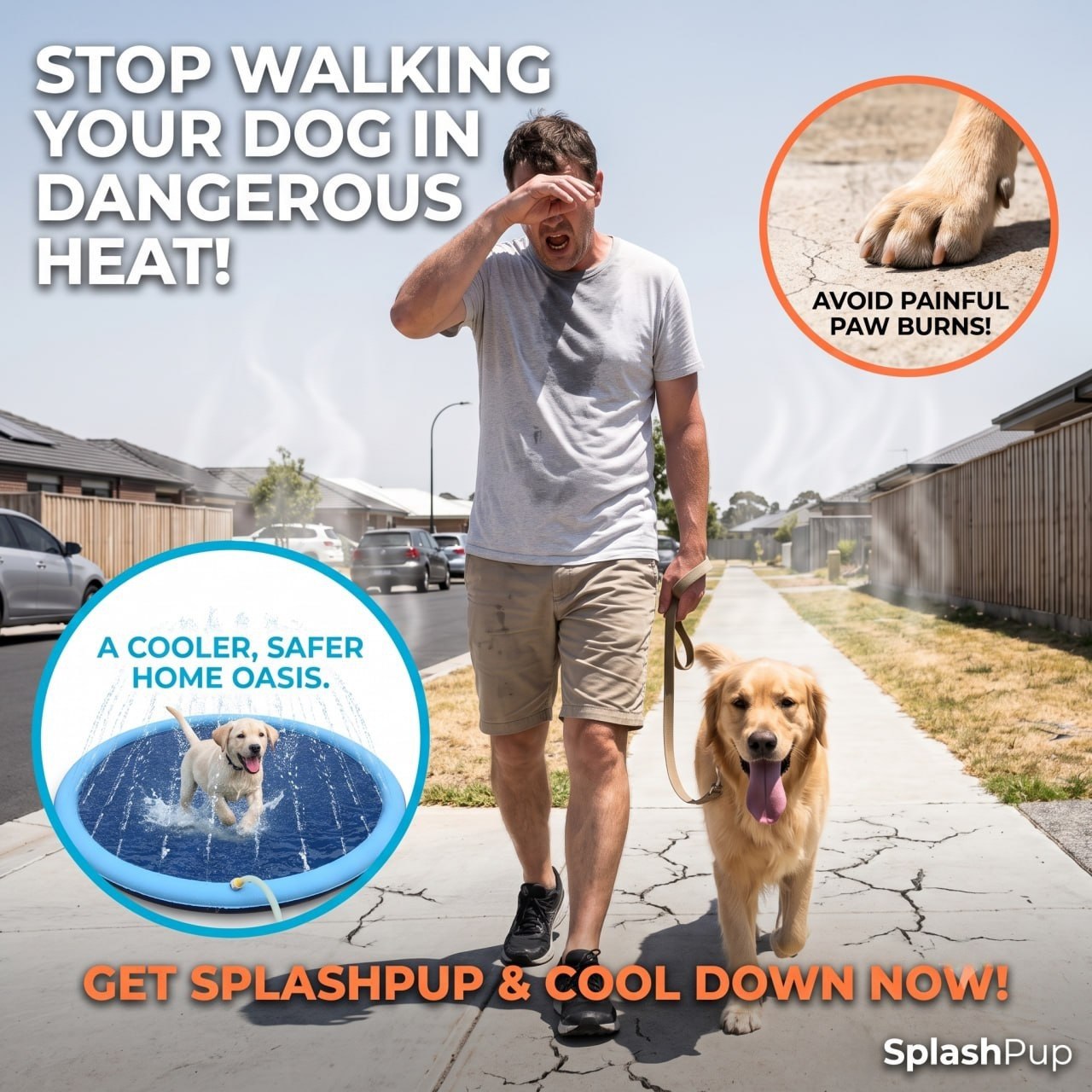 SplashPup™ Dog Splash Pad