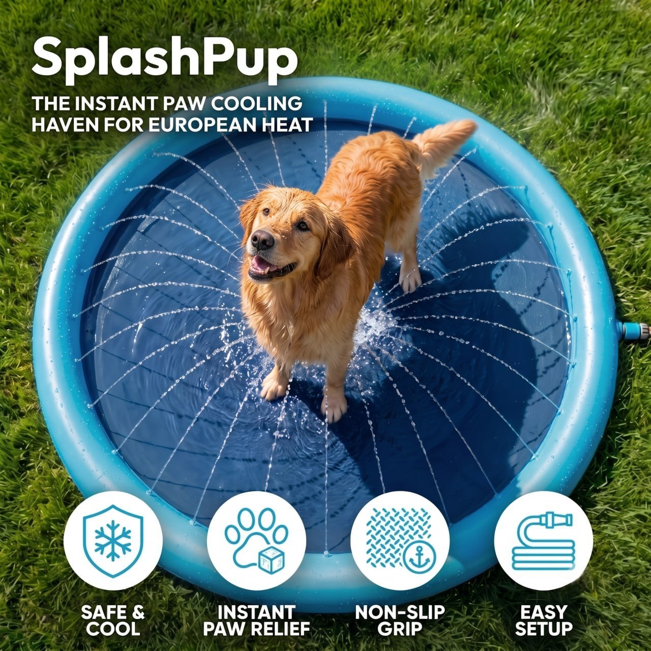 SplashPup™ Dog Splash Pad
